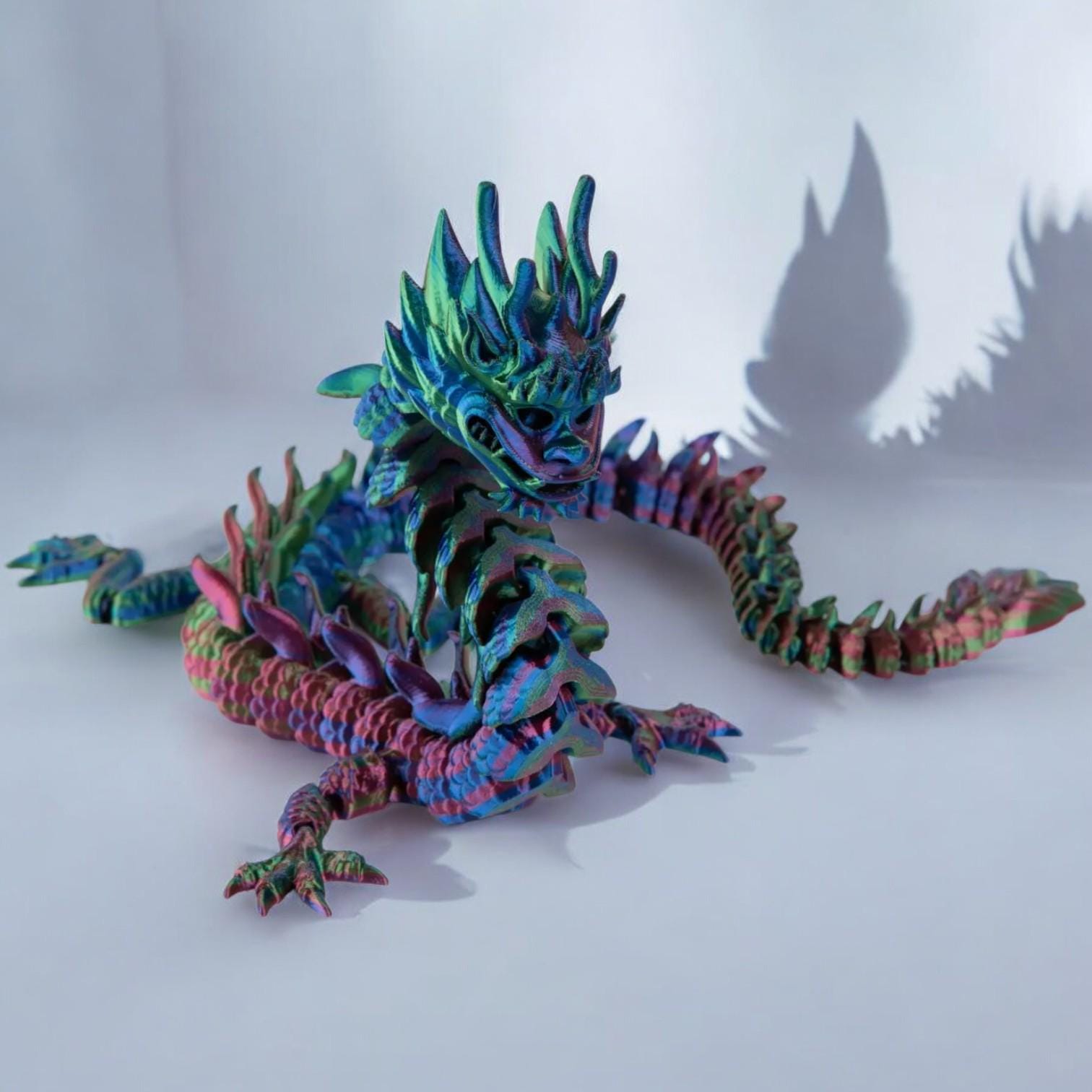Flexi Factory Imperial Dragon – 3D Printed Articulated Dragon | Poseable & Majestic Collectible