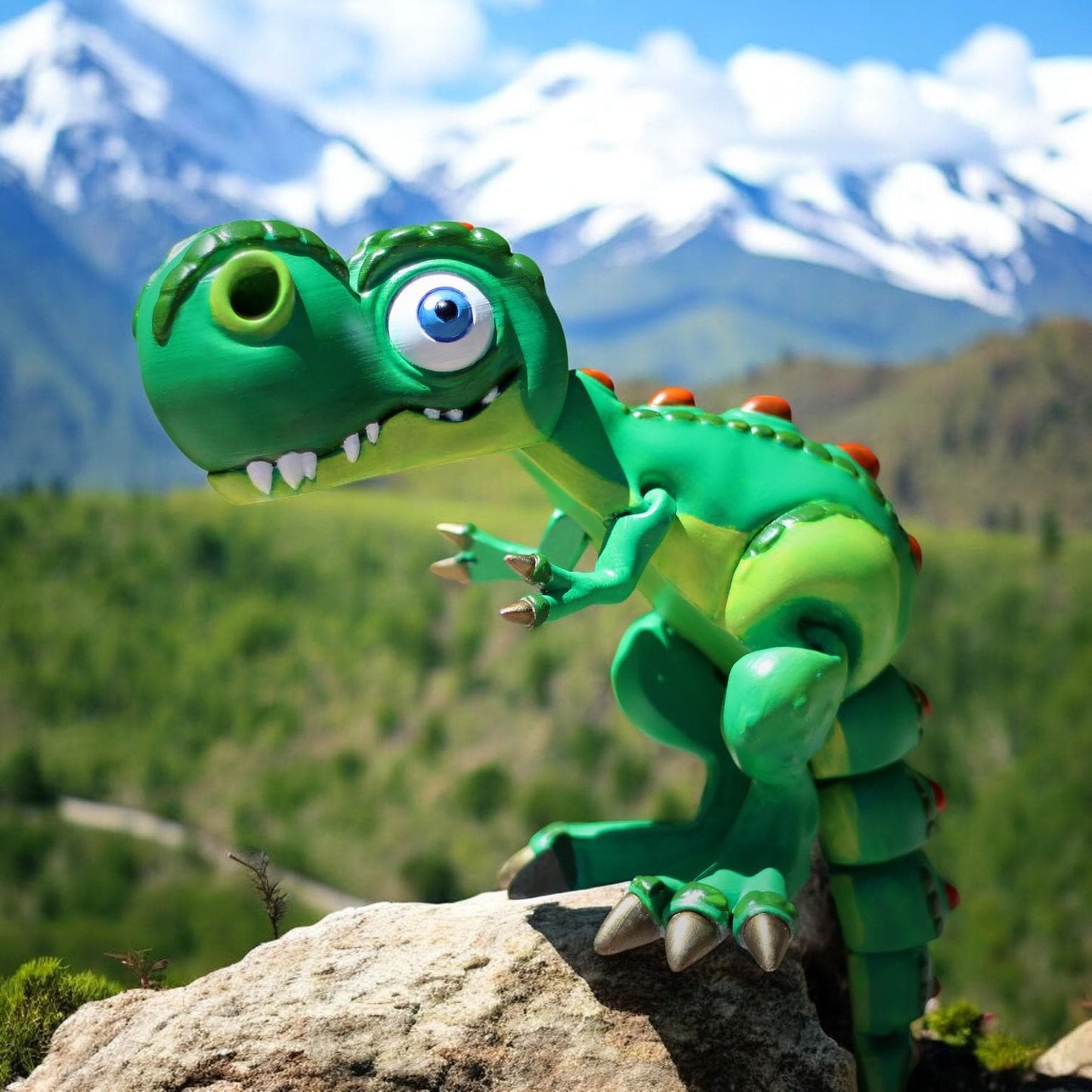 Flexi Factory T-Rex Dinosaur – 3D Printed Articulated Dinosaur | Poseable & Fun Collectible