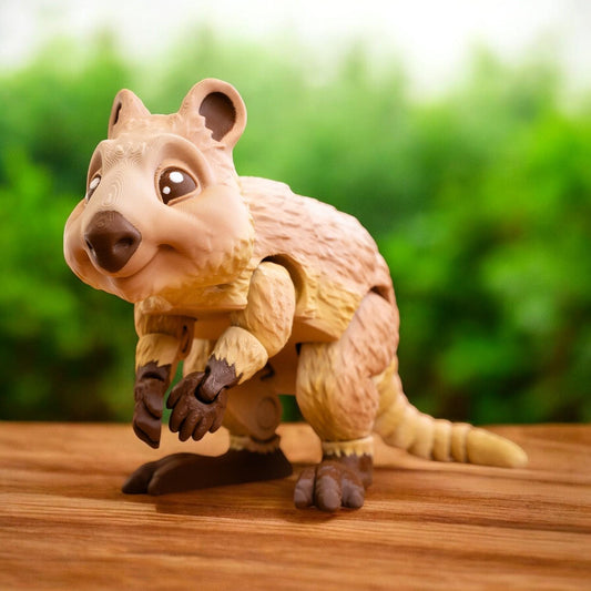 Articulated Quokka – 3D Printed Articulated Fidget Toy | Poseable & Fun Collectible