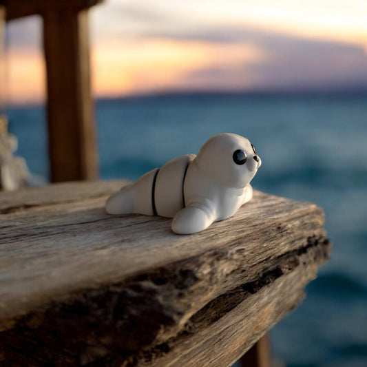 Baby Seal – 3D Printed Cute Mini | Adorable Collectible | Made in Canada | Available in Packs of 5, 10, 50, or 100