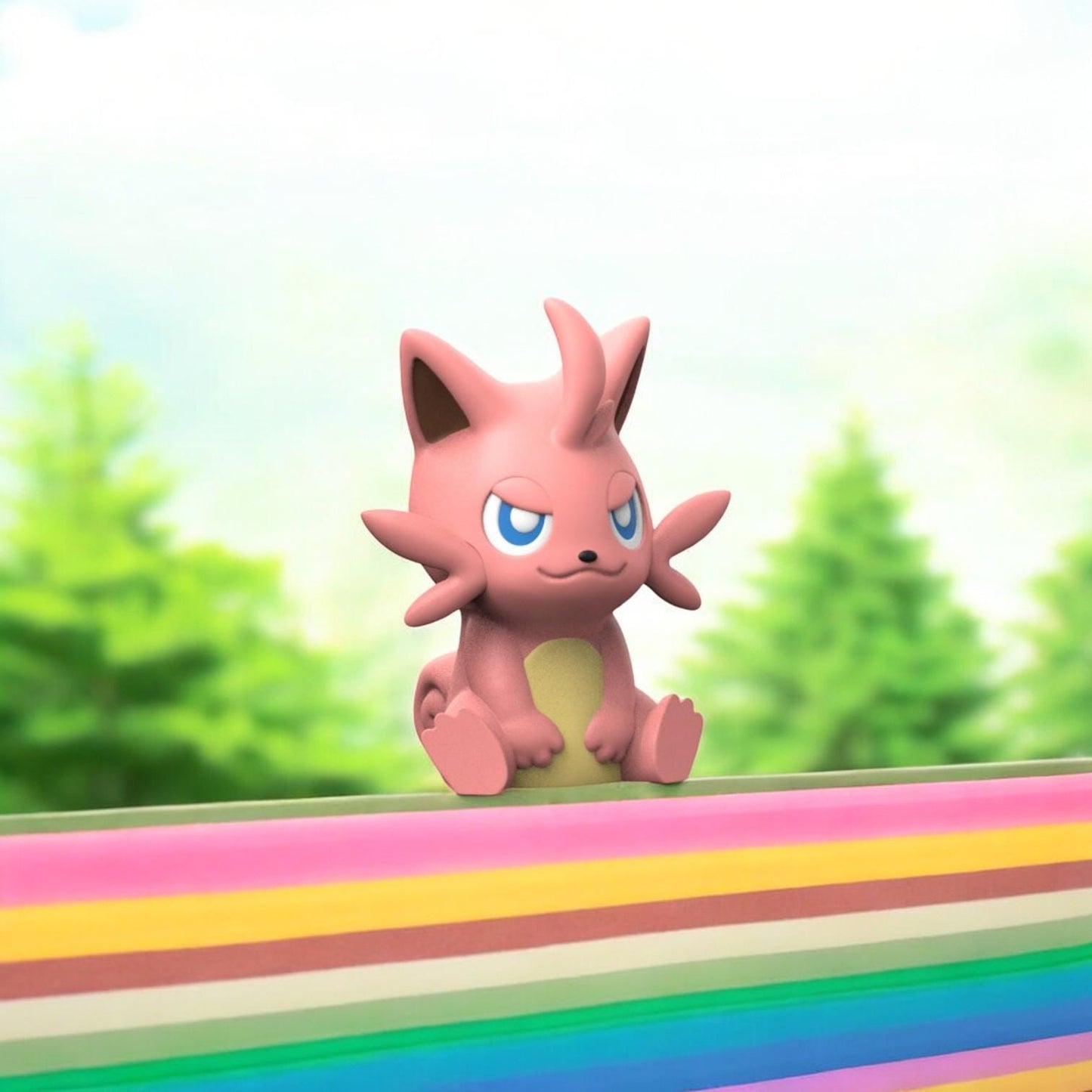 Palworld Cattiva – 3D Printed Adorable Fantasy Creature | Cute Collectible Figurine