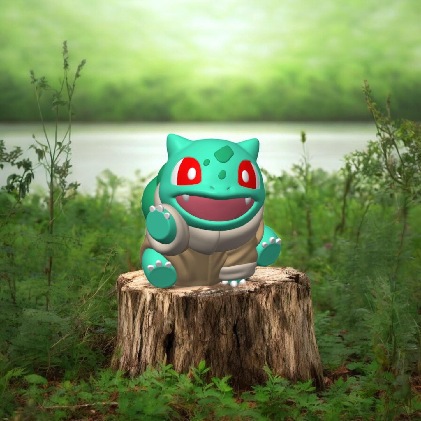 Star Wars Bulbasaur-Inspired Collectible Figurine – 3D Printed Pokémon x Sci-Fi Crossover | Unique Desk Display