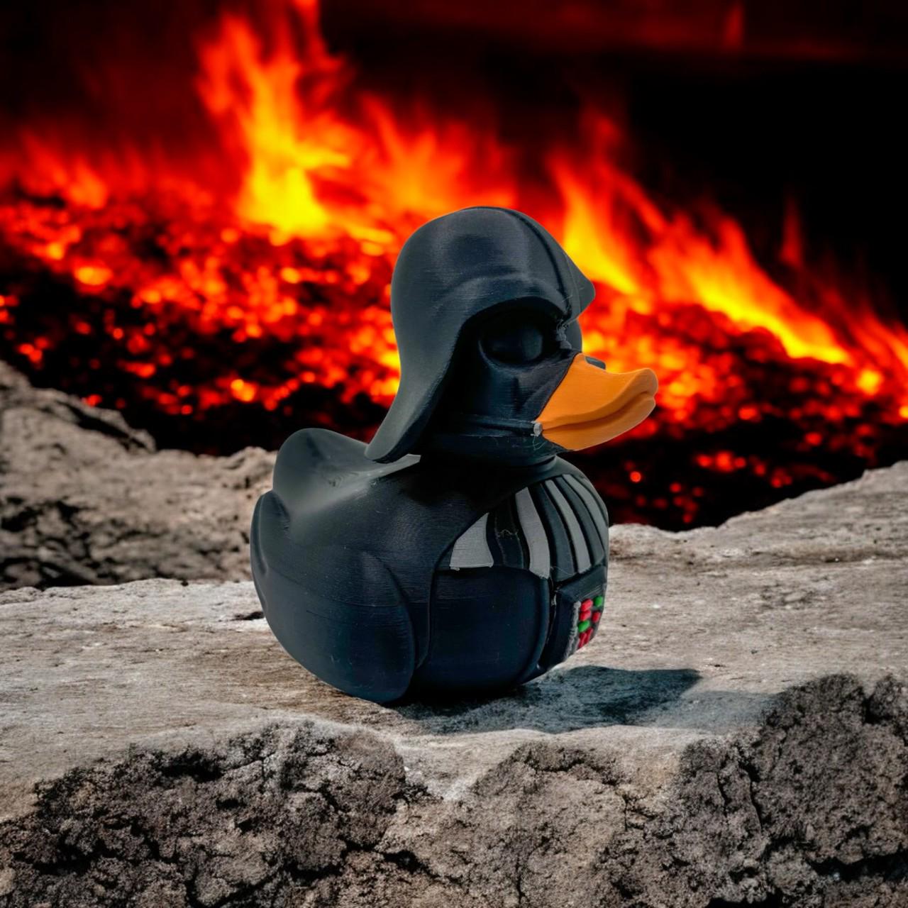 Darth Vader-Themed Rubber Duck – 3D Printed Collectible for Sci-Fi Fans | Unique Display Piece