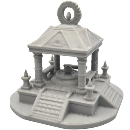 Ancient Altar Miniature – Fantasy Temple Terrain for Tabletop RPGs, Dioramas & Sacred Encounter Maps – 3D Printed in Canada