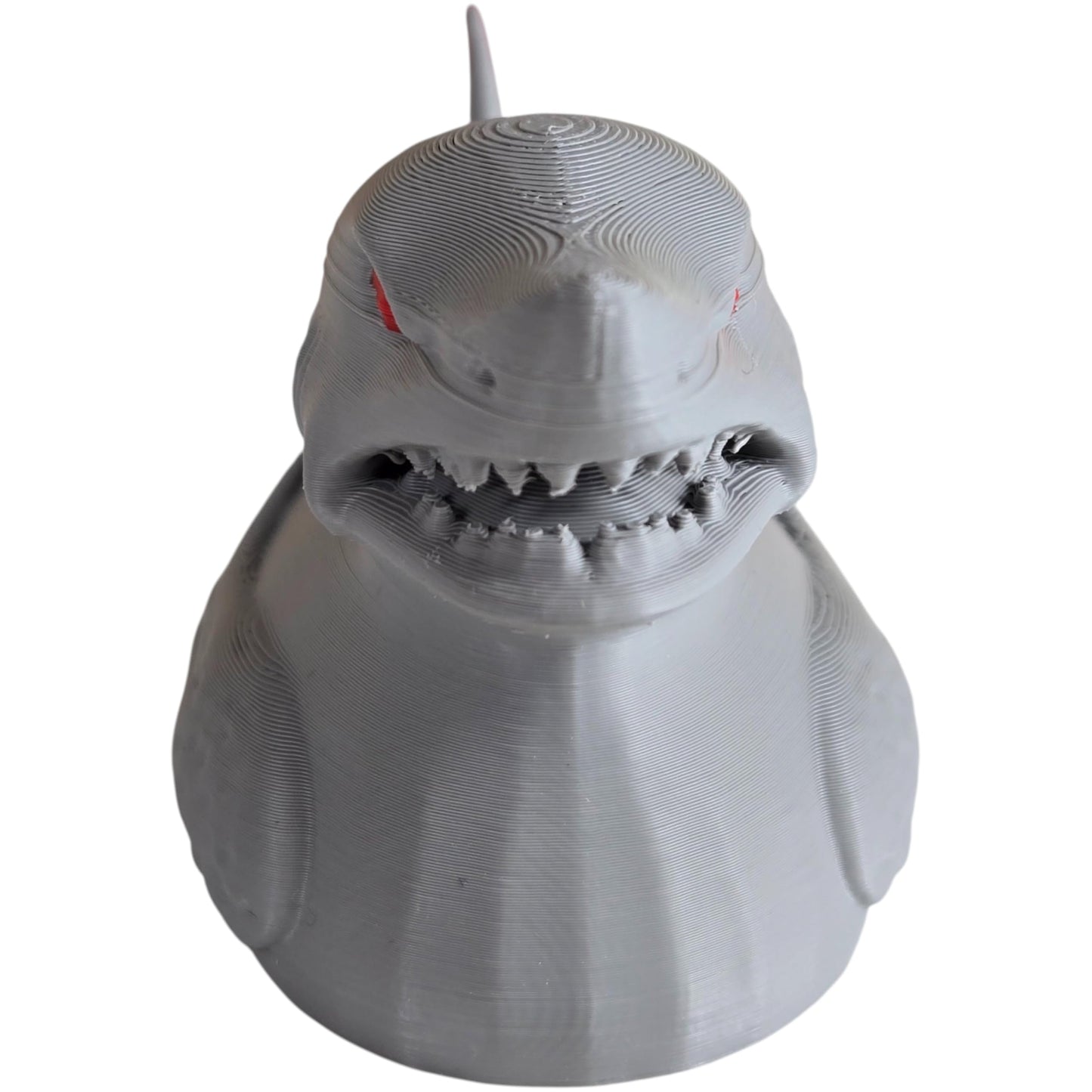 Shark Duck Figurine – Off-Road Rubber Duck for 4x4 Ducking, Cruise Ship Hiding, Vehicle Kindness Duck, Dashboard Accessory, Novelty Desk Decor, Collectible Gift – 3D Printed in Canada