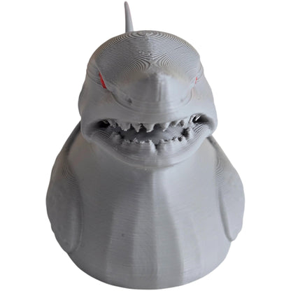 Shark Duck Figurine – Off-Road Rubber Duck for 4x4 Ducking, Cruise Ship Hiding, Vehicle Kindness Duck, Dashboard Accessory, Novelty Desk Decor, Collectible Gift – 3D Printed in Canada