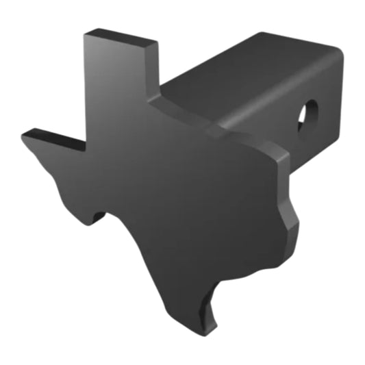 Texas State Trailer Hitch Cover – 2" Hitch Receiver Plug in Texas Shape for Trucks & SUVs – Durable 3D Printed Accessory – 3D Printed in Canada