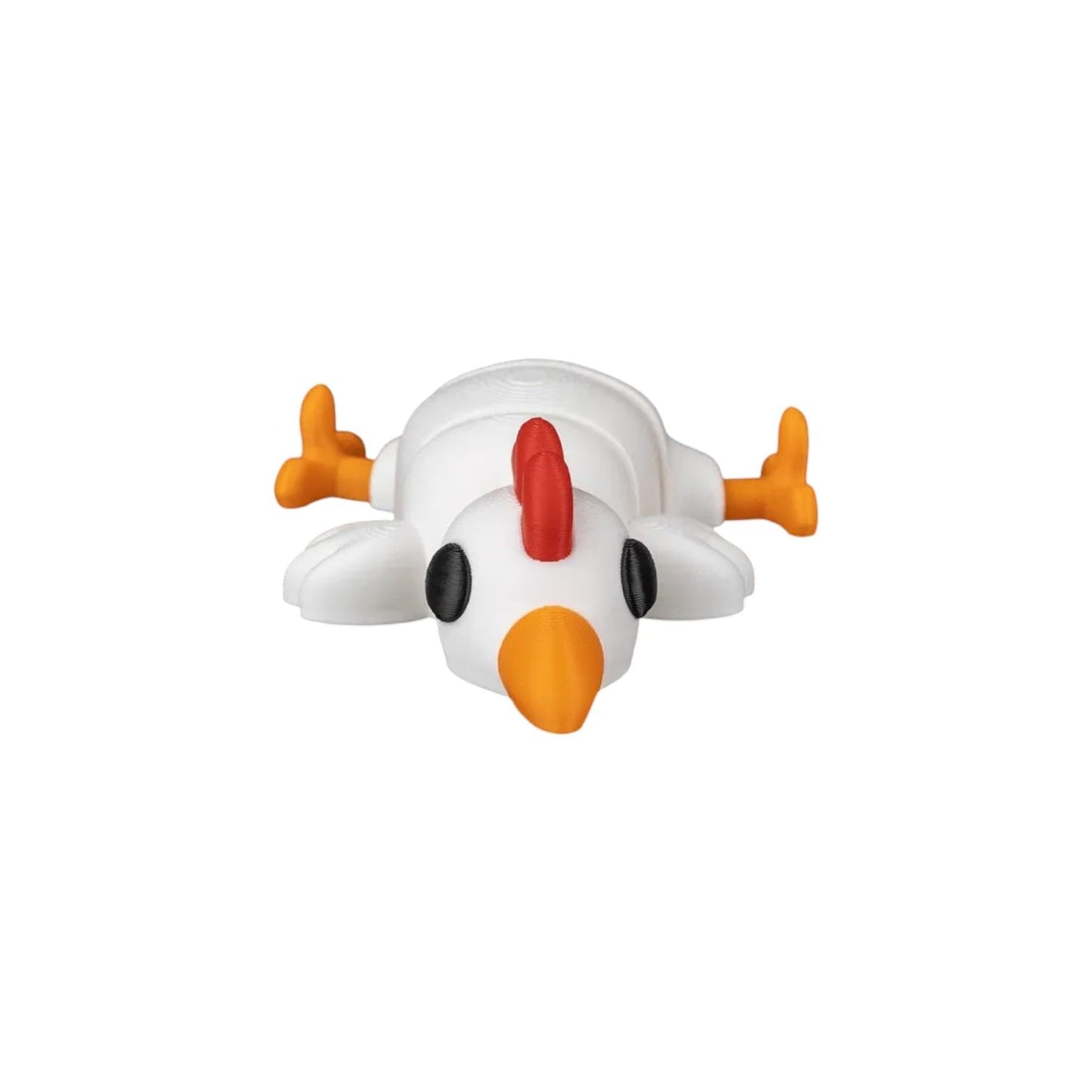 5-Pack Chicken Roost Rest & Nest Figurines – Cute 2" Collectible Desk Décor & Fidget Companions for Stress Relief – 3D Printed in Canada