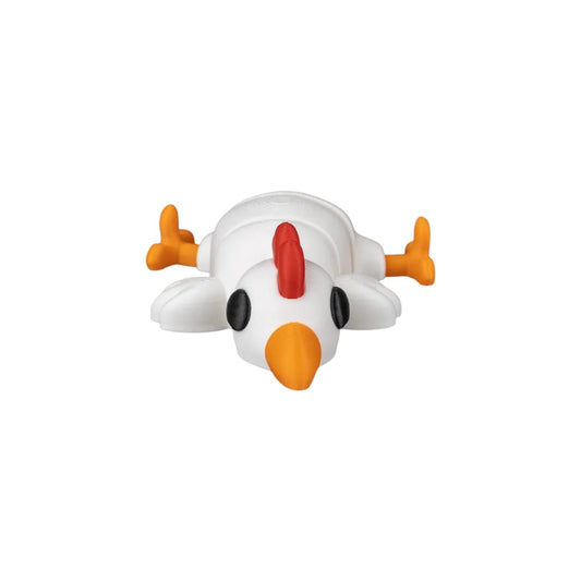 5-Pack Chicken Roost Rest & Nest Figurines – Cute 2" Collectible Desk Décor & Fidget Companions for Stress Relief – 3D Printed in Canada