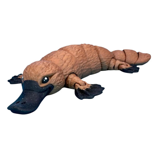 Articulated Platypus Figurine – Desk Fidget for Teens & Adults – Stress Relief & Collectible – 3D Printed in Canada