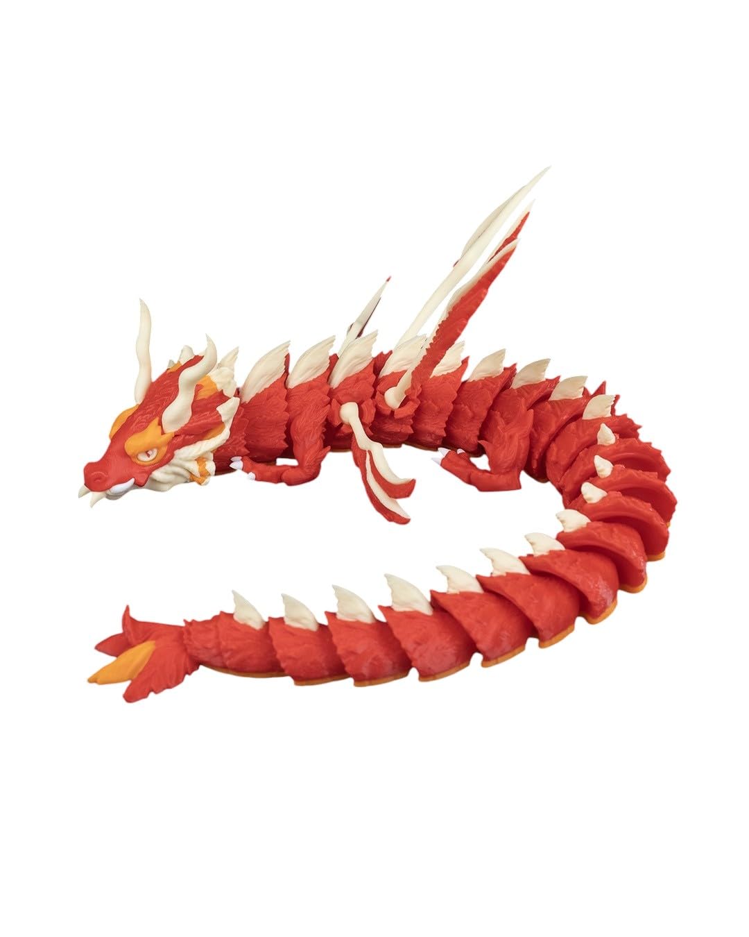Skyborne Majesty Articulated Eastern Dragon – Display Figure for Fantasy Decor, Collection, or Gift – 3D Printed in Canada