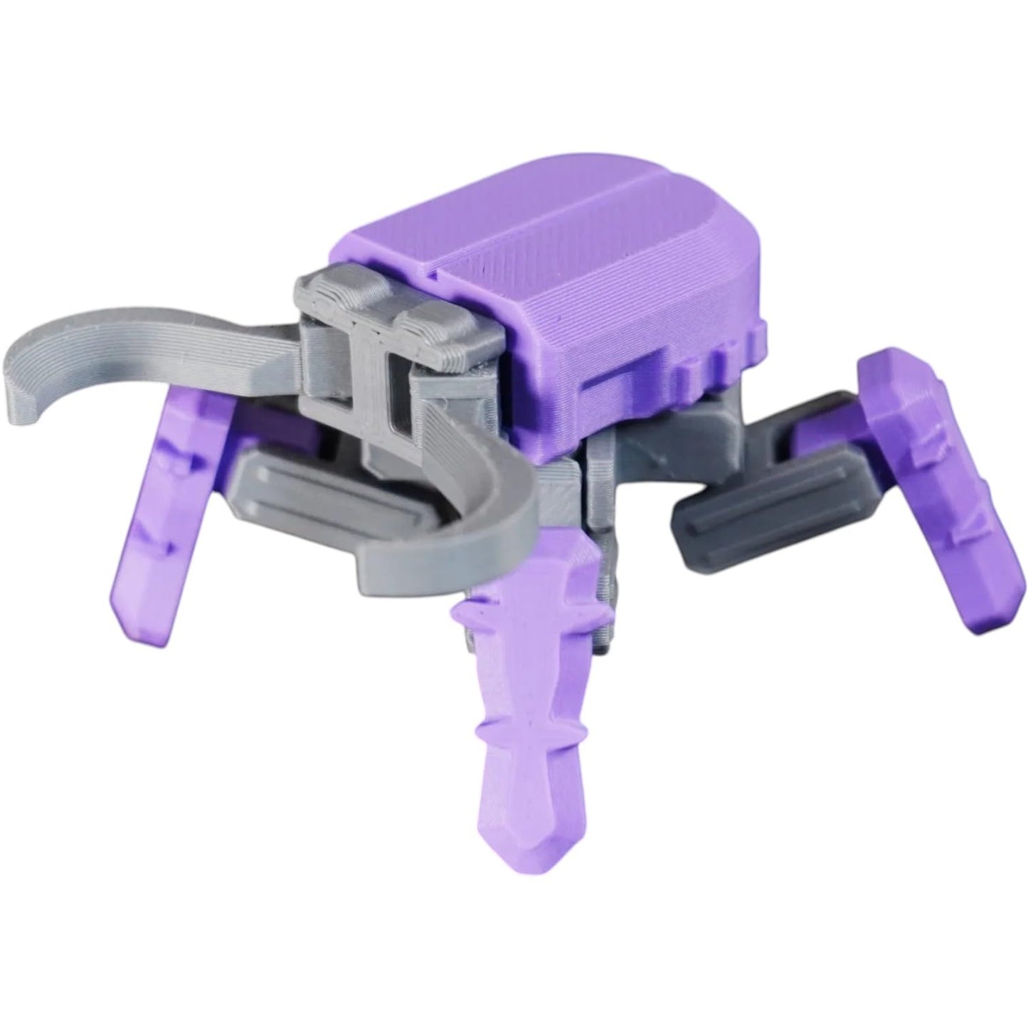 Grabber Mech – DIY Poseable Robot Model Kit with Claw Arms for Display & Collectors, Articulated Snap-Fit Assembly – 3D Printed in Canada