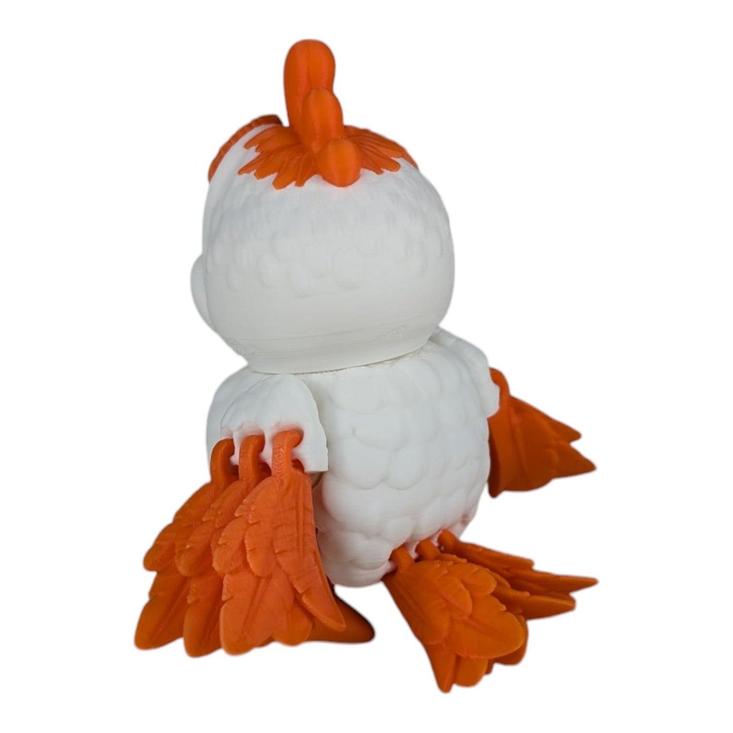 Articulated Chicken Figurine – Farm-Themed Desk Fidget for Teens & Adults – Stress Relief & Collectible – 3D Printed in Canada