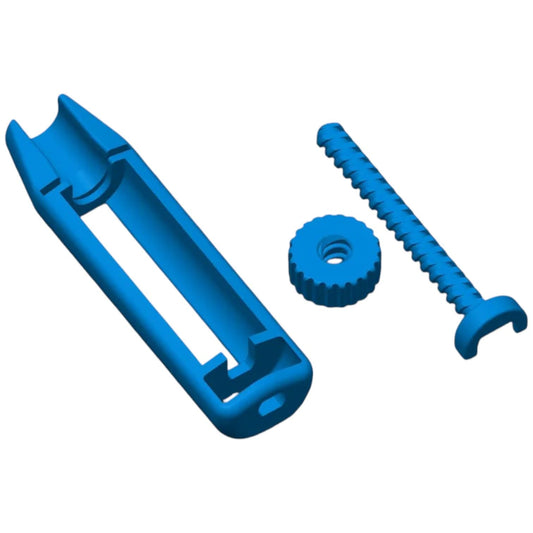 Precision Syringe Dispenser for 5ml Syringes – Adjustable Threaded Plunger Tool for Resin, Adhesives & Craft Fluids – 3D Printed in Canada