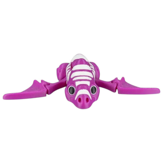 Gecko Lizard Figurine – Articulated Desk Fidget & Colorful Reptile Decor for Lizard Lovers – Jurassic Joy Collection – 3D Printed in Canada