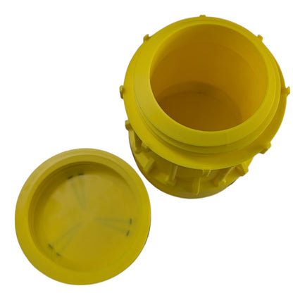 Radioactive Waste Barrel Stash Container – Mini Nuclear Cask Storage Jar with Lid for Coins, Cables & Small Items – Novelty Organizer – 3D Printed in Canada