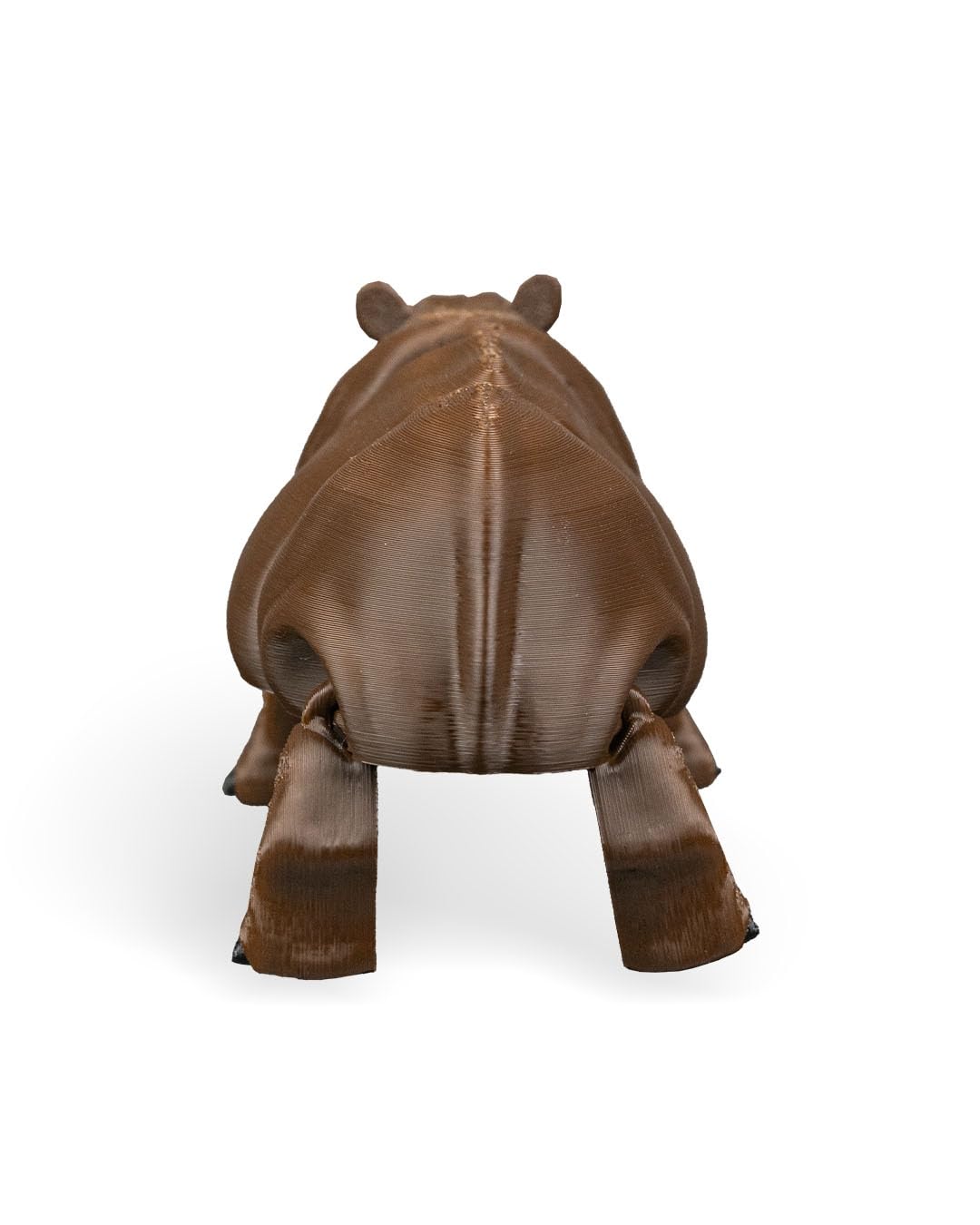 Articulated Hippopotamus Figurine – River Wildlife Desk Fidget for Teens & Adults – Stress Relief & Collectible – 3D Printed in Canada