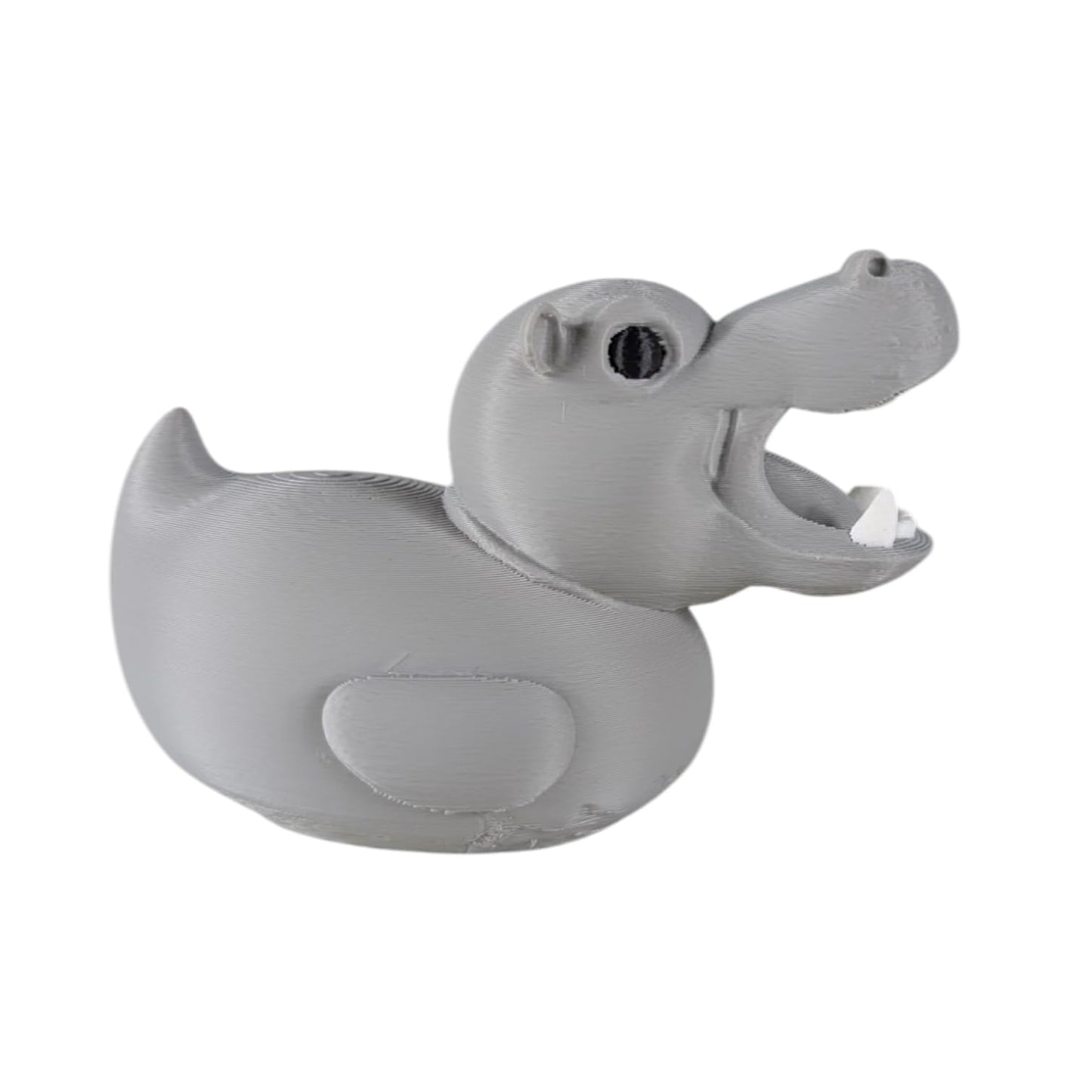 Hippo Duck Figurine - Duck Car Dashboard Decoration - Funny Animal Hybrid Collectible for Duck Duck Jeep Trend - Unique Rubber Duck Alternative - Cruise Duck for Hiding – 3D Printed in Canada