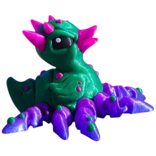 Quacken Figurine – Flexible Articulated Fantasy Duck-Cephalopod Hybrid Desk Pet & Collectible Sculpture – Unique 3D Printed Gift for Teens & Adults – 3D Printed in Canada