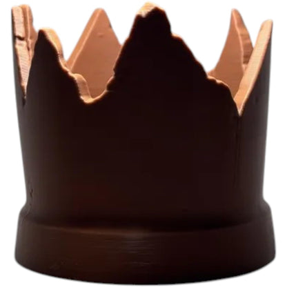 Broken Flower Pot Crown – Unique Decorative Planter Accent for Garden & Indoor Use – 3D Printed in Canada