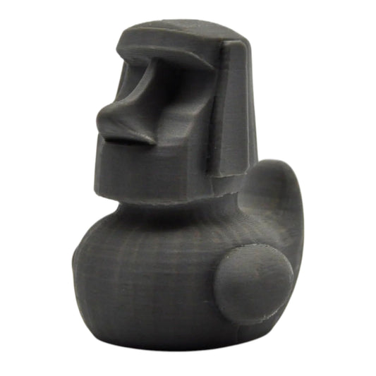 Easter Island Duck Figurine - Moai Statue Rubber Duck for Car Dashboard Decor - Unique 4x4 Ducking Gift & Cruise Duck for Hiding - Funny Collectible Vehicle Accessories – 3D Printed in Canada