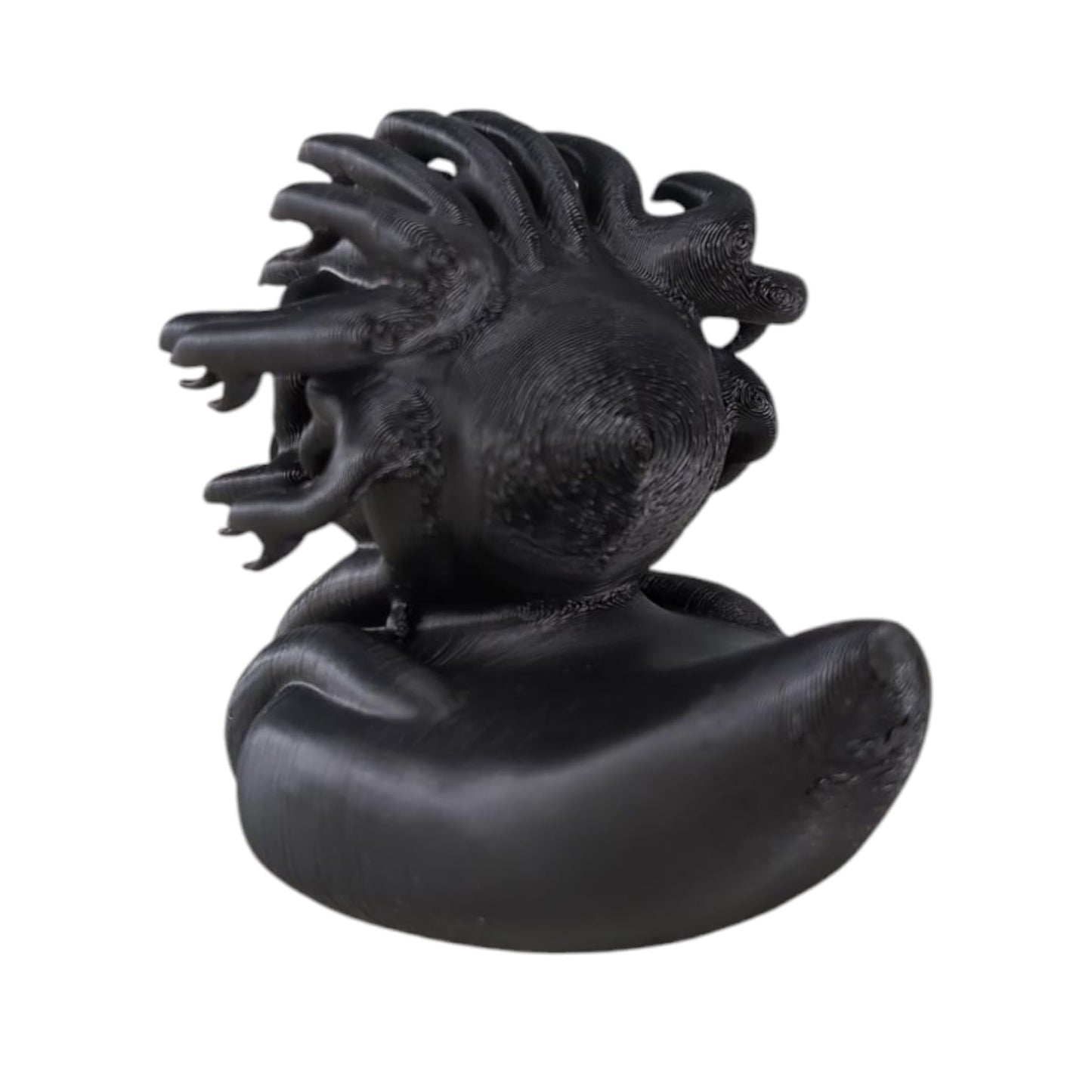 Medusa Duck Figurine - Greek Mythology Collectible for Jeep Ducking & Cruise Duck Hiding - Horror Dashboard Duck Decoration - Halloween Dark Aesthetic Decor - 3D Printed in Canada