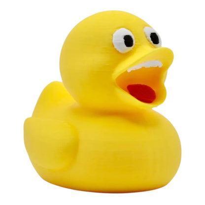 Screaming Duck Figurine – Funny Rubber Duck for Jeeps, Desk Decor, Gag Gifts & Collectors – Meme Duck Statue – 3D Printed in Canada