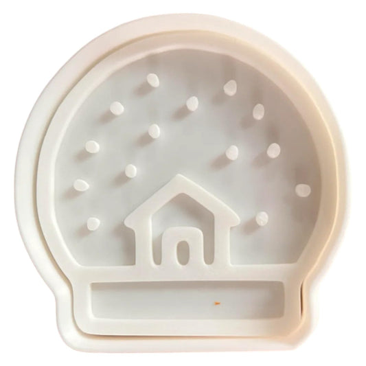 Snow Globe Cookie Cutter Set of 3 Sizes (3" 4" 5") – Christmas Baking & Fondant Mold – 3D Printed in Canada