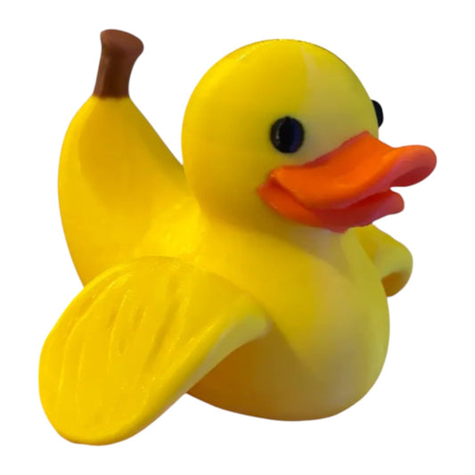 Nothanana Duck Hybrid Figurine – Funny Banana Duck Mashup for Desk, Shelf or Gag Gift Display – 3D Printed in Canada