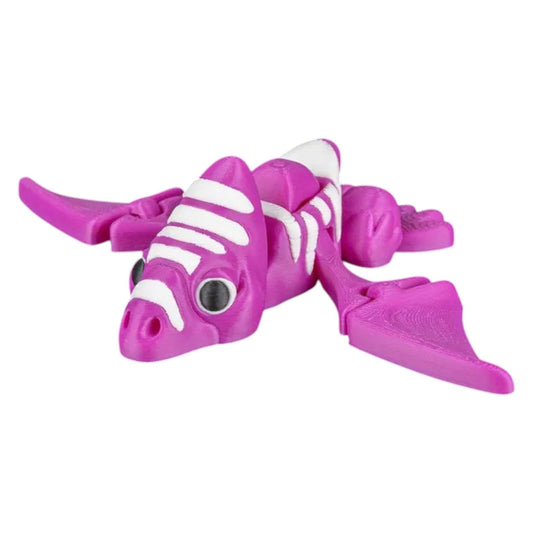 Gecko Lizard Figurine – Articulated Desk Fidget & Colorful Reptile Decor for Lizard Lovers – Jurassic Joy Collection – 3D Printed in Canada