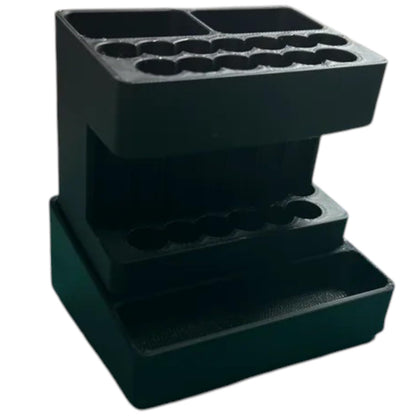 Gridfinity 2x2 Angled Pencil & Tool Organizer – Modular Desk Caddy for Pens, Markers, Bits & Accessories – 3D Printed in Canada