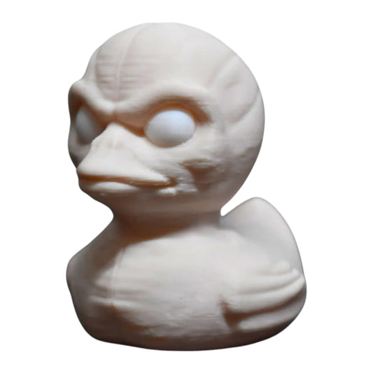 Skinned Creature Duck Figurine – Horror Collectible for Creepy Decor, Halloween & Sci-Fi Fans – 3D Printed in Canada