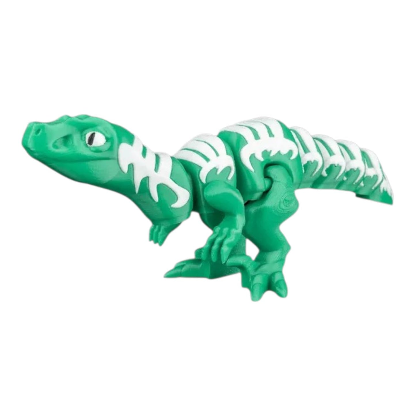 Velociraptor Dinosaur Figurine – Articulated Desk Fidget & Prehistoric Raptor Decor – Jurassic Joy Collection – 3D Printed in Canada