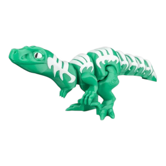 Velociraptor Dinosaur Figurine – Articulated Desk Fidget & Prehistoric Raptor Decor – Jurassic Joy Collection – 3D Printed in Canada