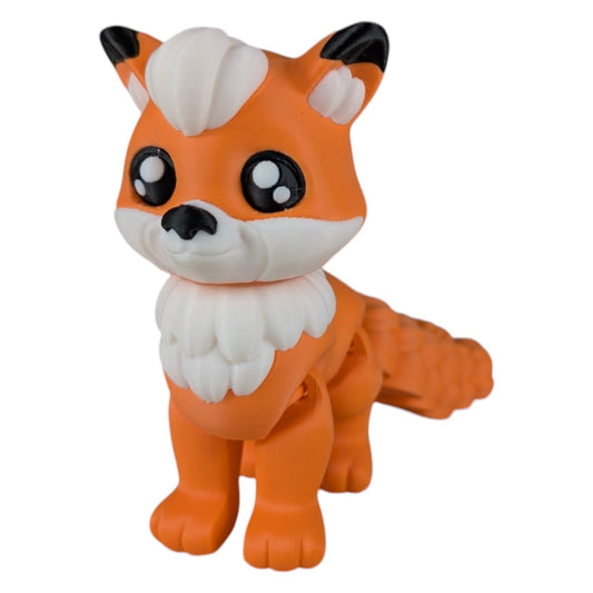 Flexy Fox Articulating Figurine – Desk Toy for Stress Relief, Anxiety, ADHD, Autism – Perfect for Teens & Adults – 3D Printed in Canada