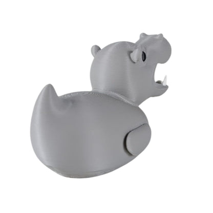Hippo Duck Figurine - Duck Car Dashboard Decoration - Funny Animal Hybrid Collectible for Duck Duck Jeep Trend - Unique Rubber Duck Alternative - Cruise Duck for Hiding – 3D Printed in Canada