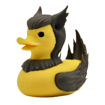 Griffin Duck Figurine – Mythical Winged Beast Rubber Duck Hybrid with Fierce Crest & Tail – Fantasy Shelf Display or Geeky Gift – 3D Printed in Canada