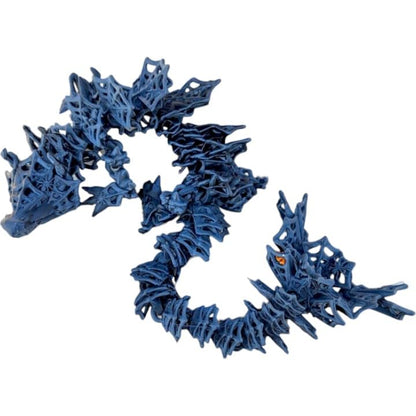 Wicked Dragon Halloween Figurine – Articulated Fantasy Creature Collectible, Spooky Décor, Print-in-Place Fidget Figurine – 3D Printed in Canada