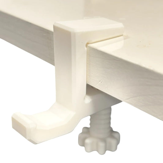Clamp-On Utility Hook for Desk or Workbench – Heavy-Duty Adjustable Mount for Headphones, Backpacks & Tools – 3D Printed in Canada