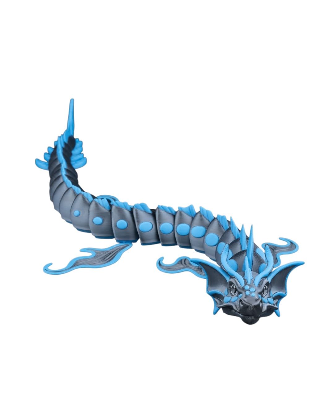 The Abyssal Tide Sea Dragon Figurine – Articulated Aquatic Fidget Sculpture with Oceanic Fins and Serpent Design – 3D Printed in Canada