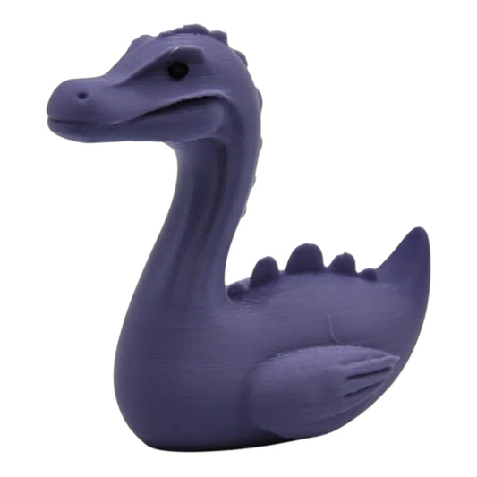 Brontosaurus Duck Figurine – Long-Neck Dinosaur Hybrid – Prehistoric Desk & Car Décor – 3D Printed in Canada