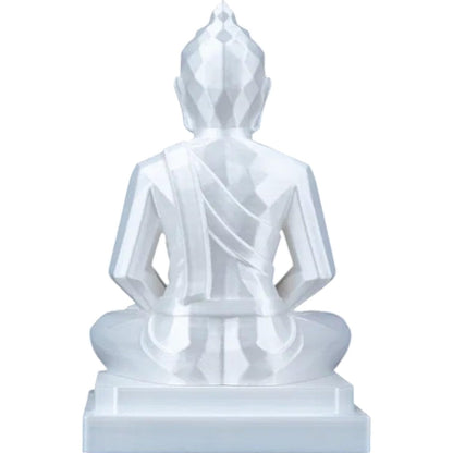 Buddha Statue – Minimalist Geometric Meditation Sculpture for Altar, Yoga Space or Home Décor – 3D Printed Spiritual Display for Teens and Adults – 3D Printed in Canada