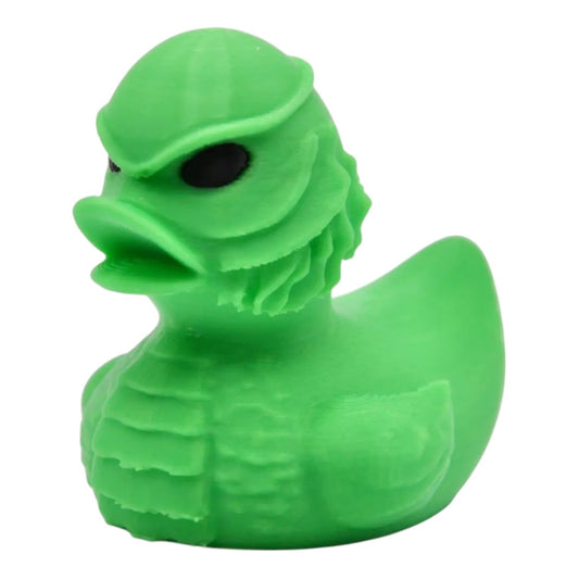 Creature from The Lagoon Duck Figurine – Horror Monster Hybrid Collectible – Unique 3D Printed Sci-Fi Fantasy Desk & Bookshelf Decor – Made in Canada