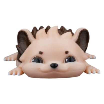 Sonny the Hedgehog Fidget Keychain – Flexible Articulated Mesh Hedgehog Figurine for Stress Relief & Bag Charm – Cute 3D Printed Animal Accessory – 3D Printed in Canada