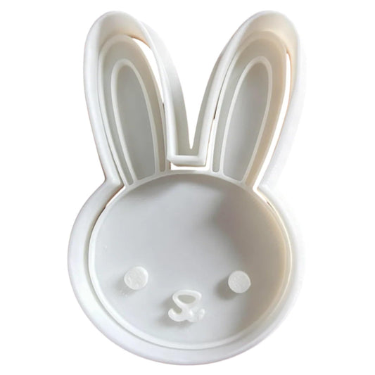 Bunny Cookie Cutter Set of 3 Sizes (3" 4" 5") – Easter Baking & Fondant Mold – 3D Printed in Canada
