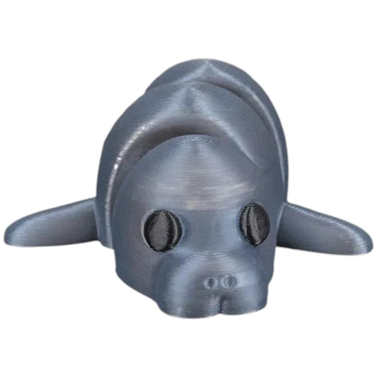 5-Pack Manatee in Ocean Rest – Articulated Fidget Manatee Toy for Anxiety Relief & Desk Décor, Relaxing Sea Cow Sensory Gift for Teens & Adults – 3D Printed in Canada