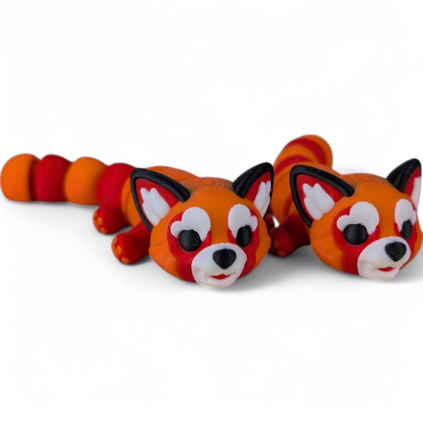 Articulated Red Panda Figurine – Movable Desk Toy for Stress Relief, Focus, Anxiety, ADHD – Collectible Sensory Tool for Teens and Adults – 3D Printed in Canada