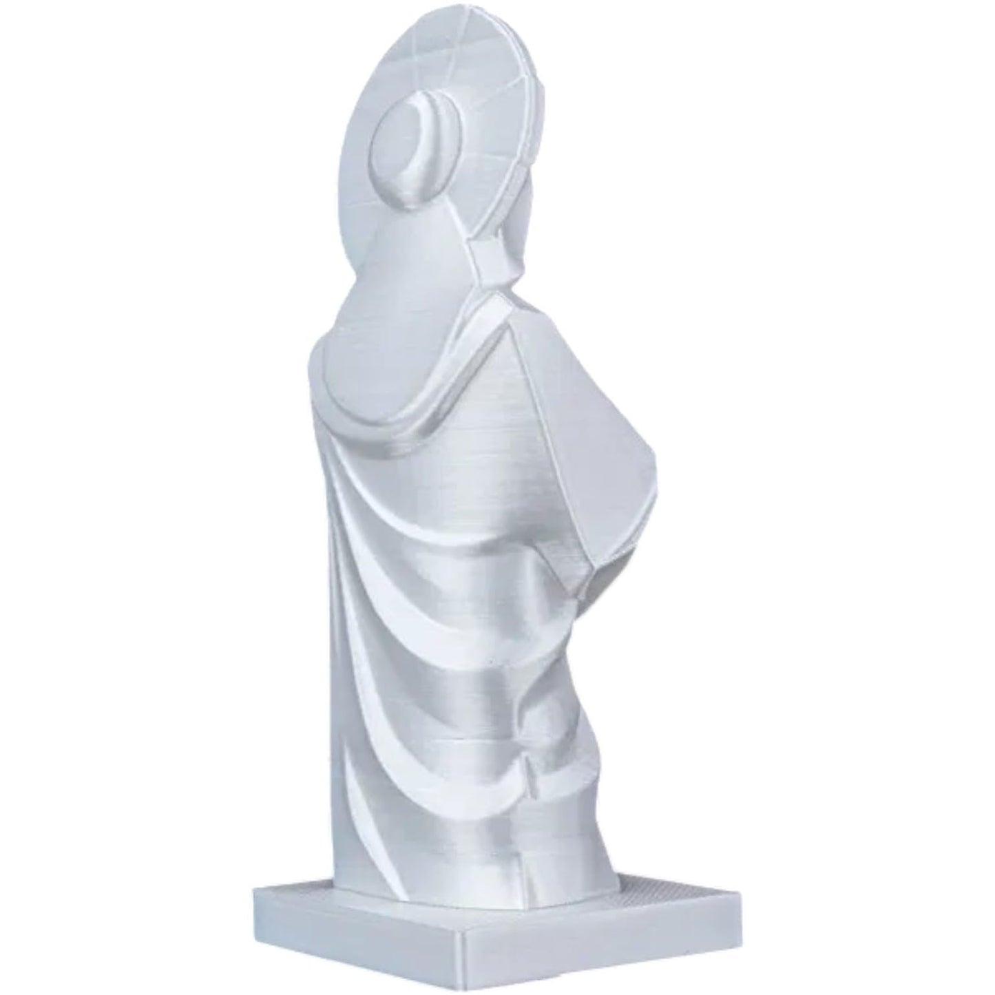 Jesus Christ Statue – Minimalist Geometric Religious Sculpture for Shelf, Altar or Home Décor – 3D Printed Collectible for Teens and Adults – 3D Printed in Canada