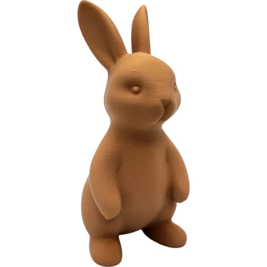 Standing Bunny Figurine – Cute Minimalist Rabbit Statue for Easter, Spring Decor, and Animal Displays – 3D Printed in Canada