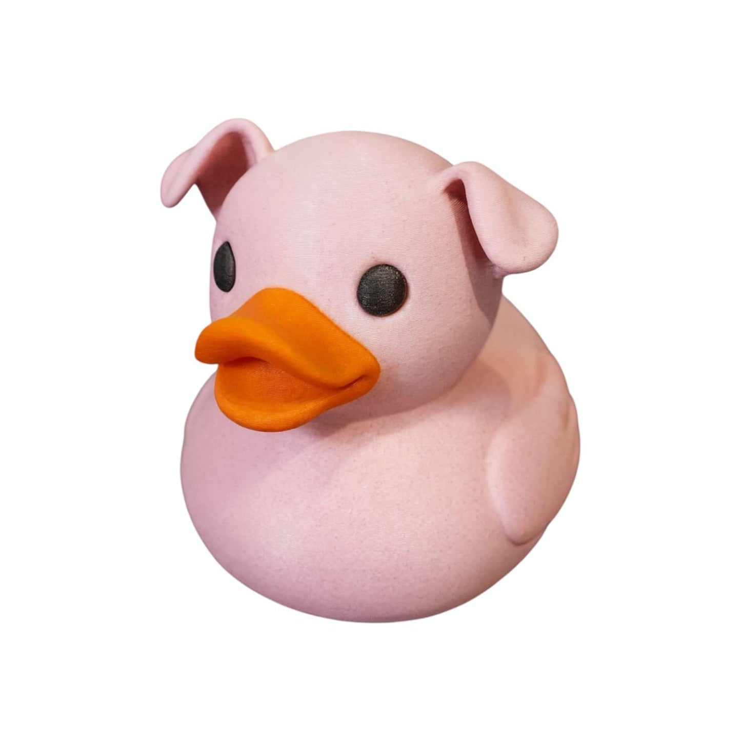 Pig Duck Figurine – Duck-Pig Hybrid – Cute Pink Farm Animal Mash-Up Collectible – Funny Rubber Duck Style Decor for Teens & Adults – 3D Printed in Canada